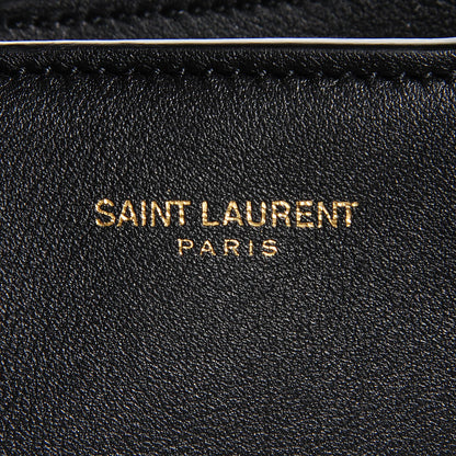 Saint Laurent Calfskin Small Monogram Cabas Black 8 of 10
