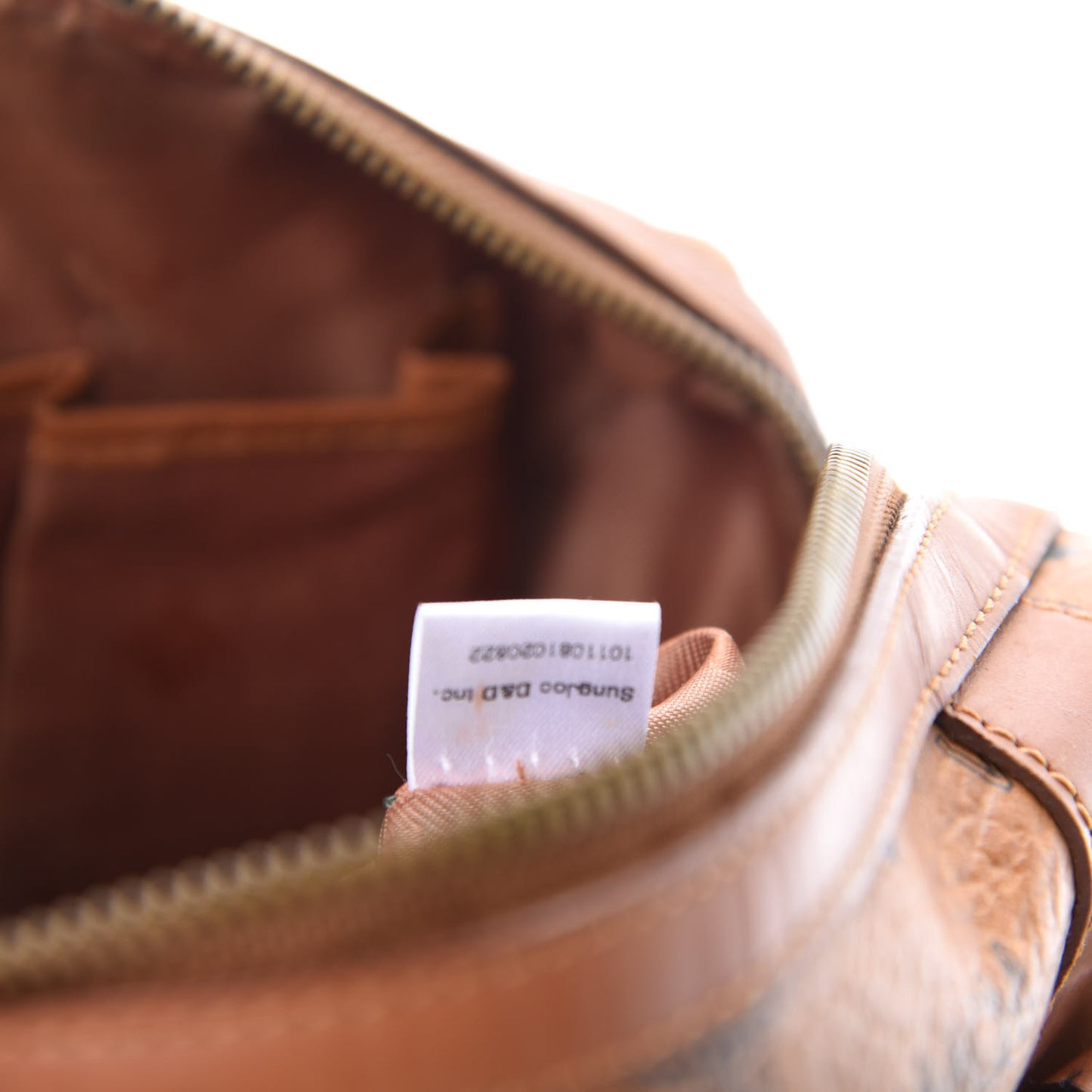 Visetos Small Boston Bag Cognac