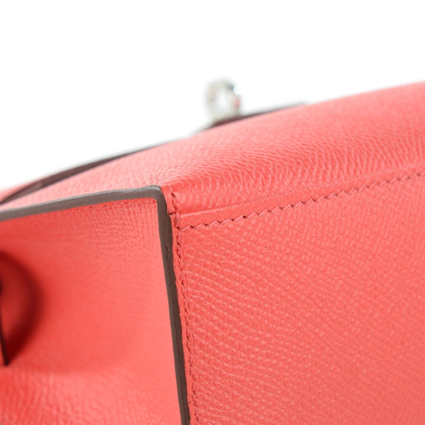 Epsom Kelly Pochette Clutch Rose Azalea