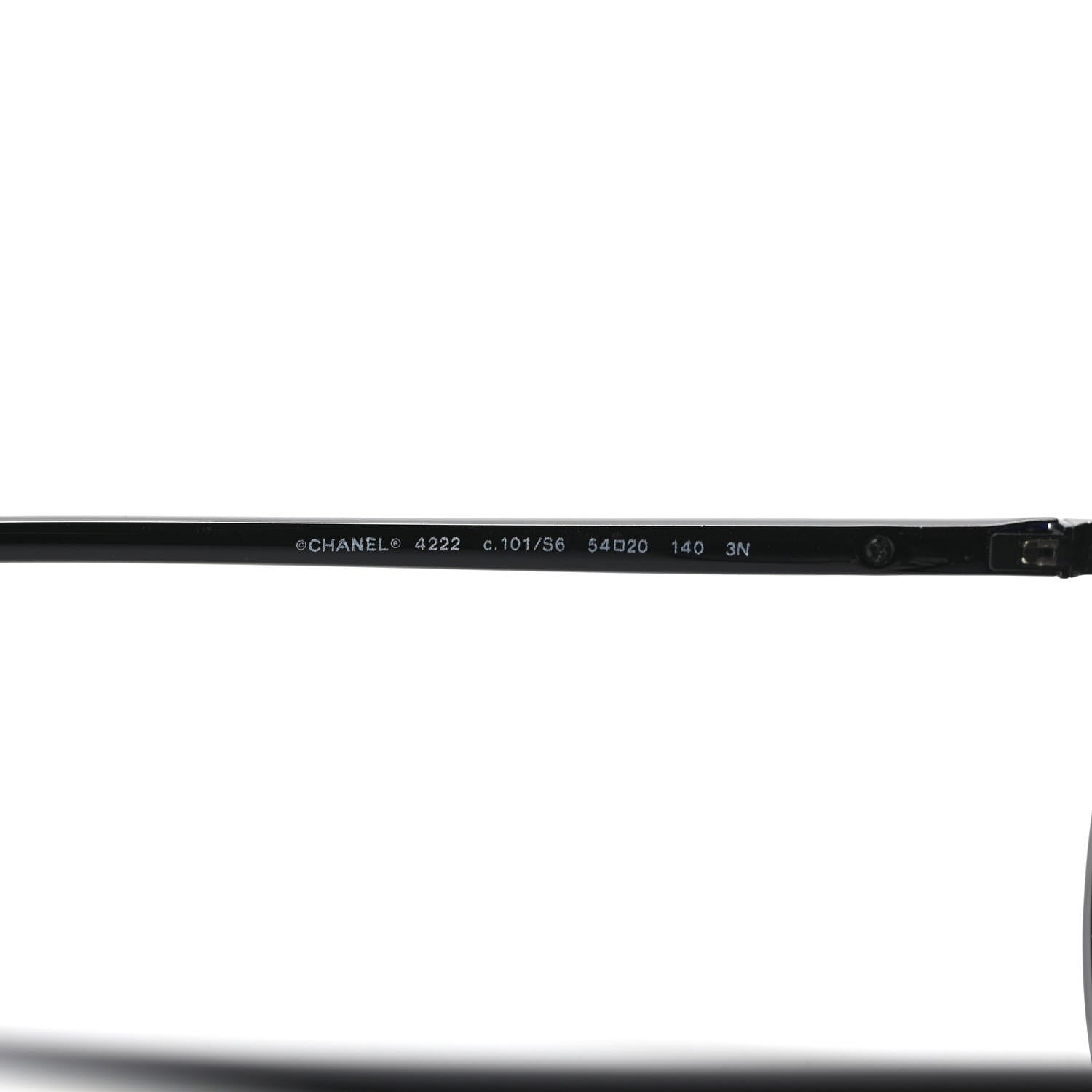 Chanel Cat Eye Sunglasses 4222 Black 6 of 8
