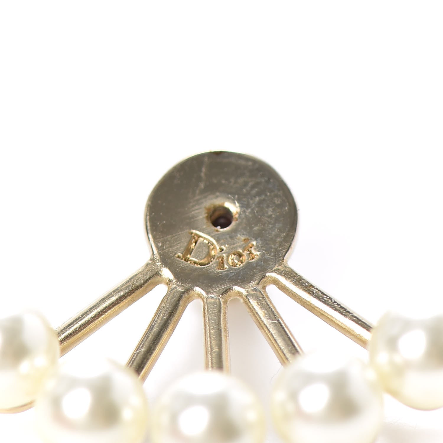 Christian Dior Pearl La Peite Tribale Earrings 4 of 4