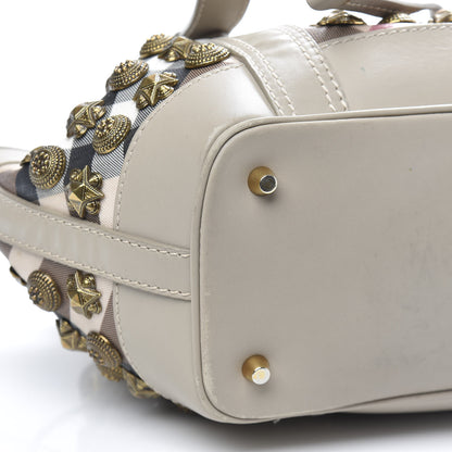Burberry Prorsum Calfskin Nova Check Mason Warrior Beige 8 of 18