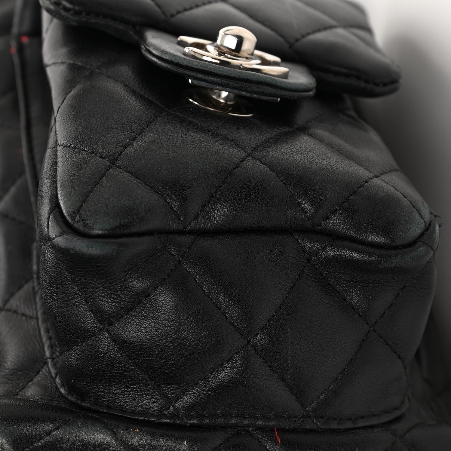 Chanel Calfskin Quilted Large Cambon Multipocket Reporter Black 16 of 17