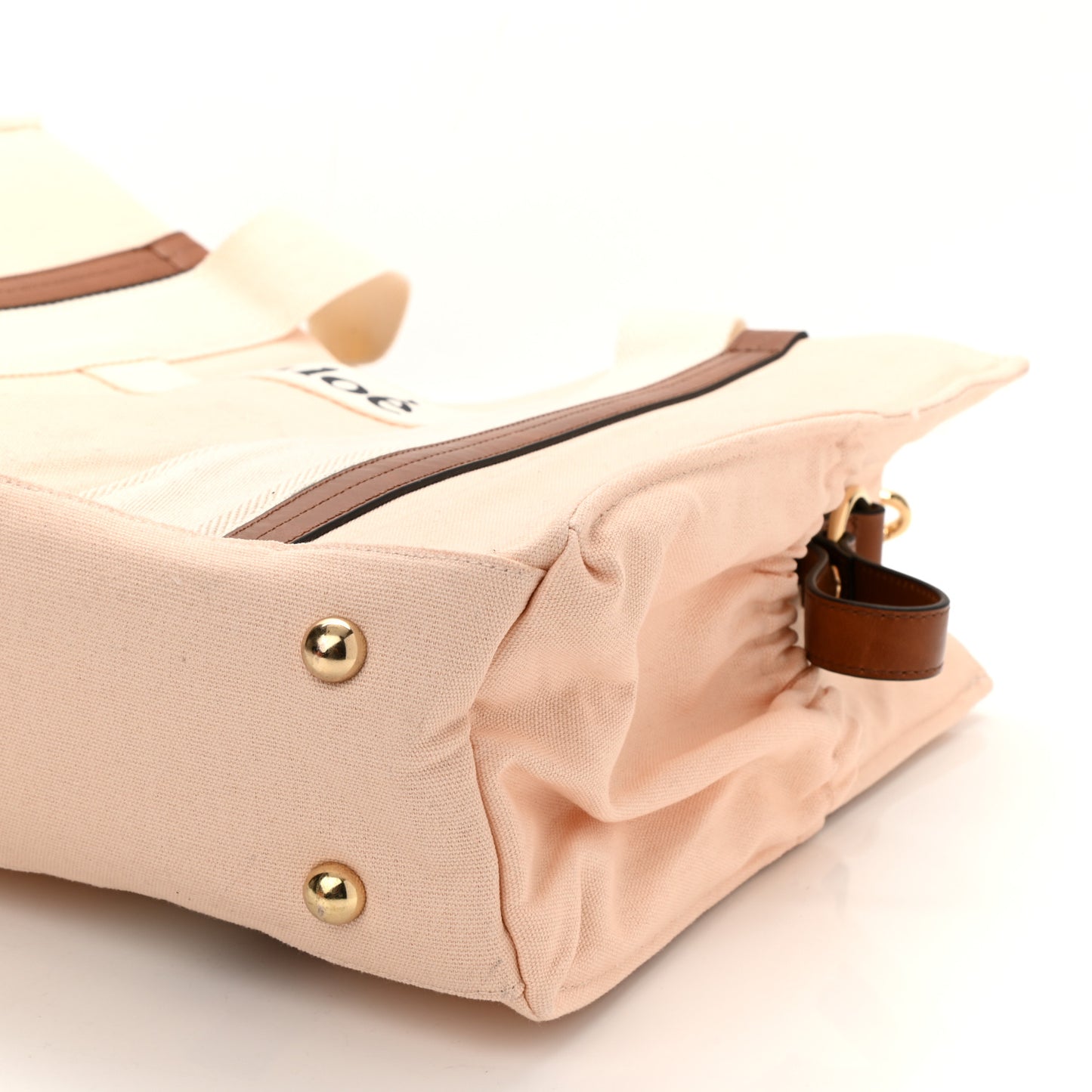 Cotton Calfskin Changing Bag Powder Pink