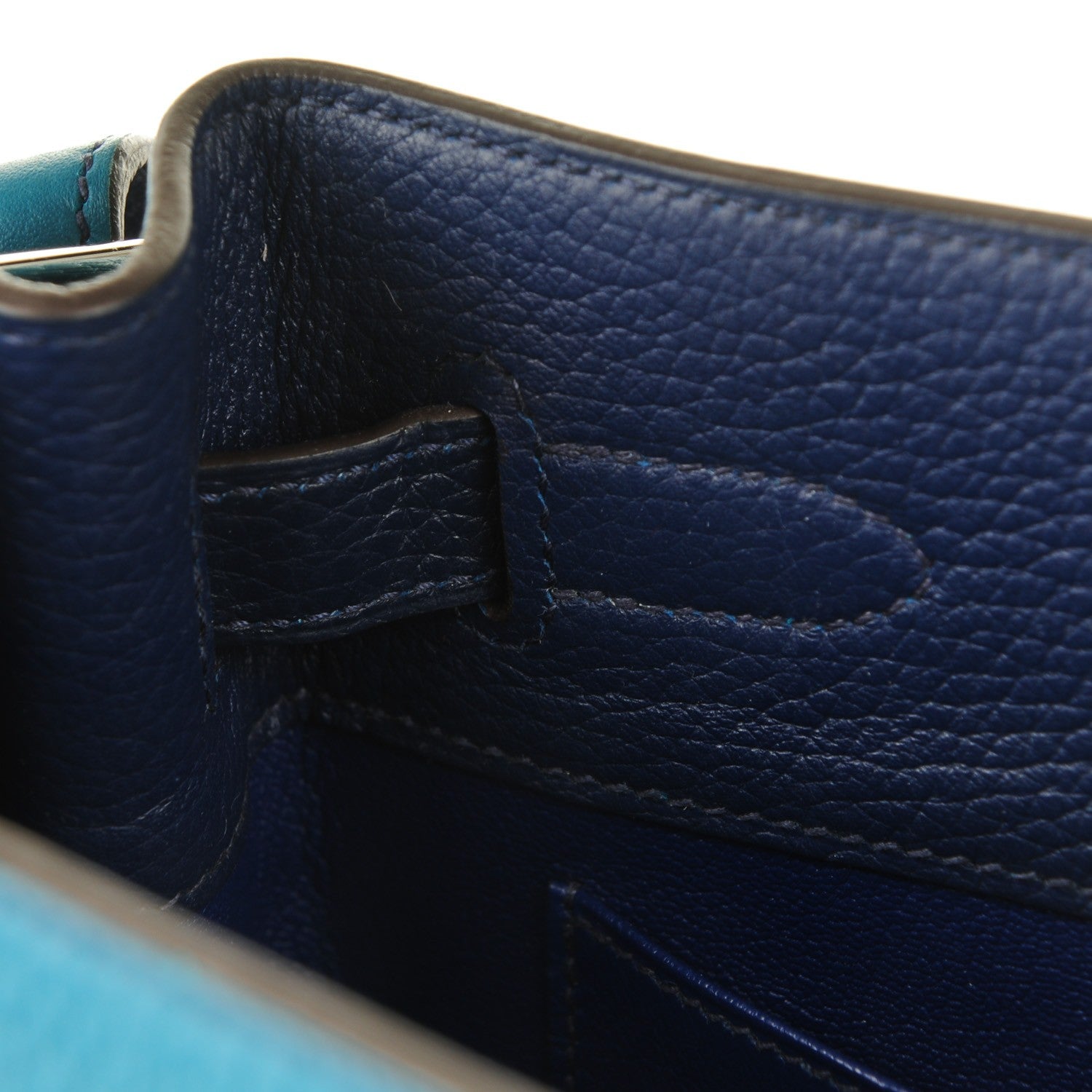 Hermes Taurillon Clemence Eclat So Kelly 22 Bleu Izmir Saphir 12 of 14