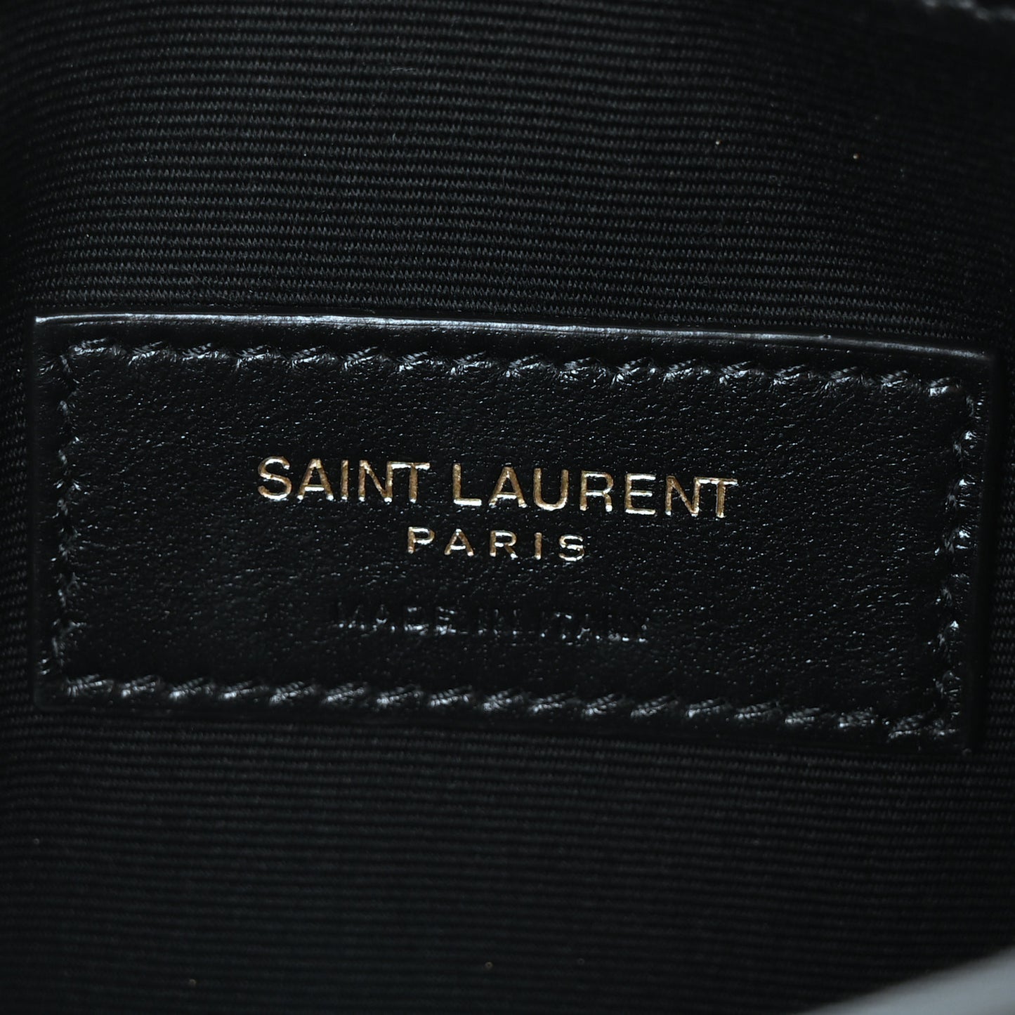 Patent Calfskin Monogram Uptown Clutch Black