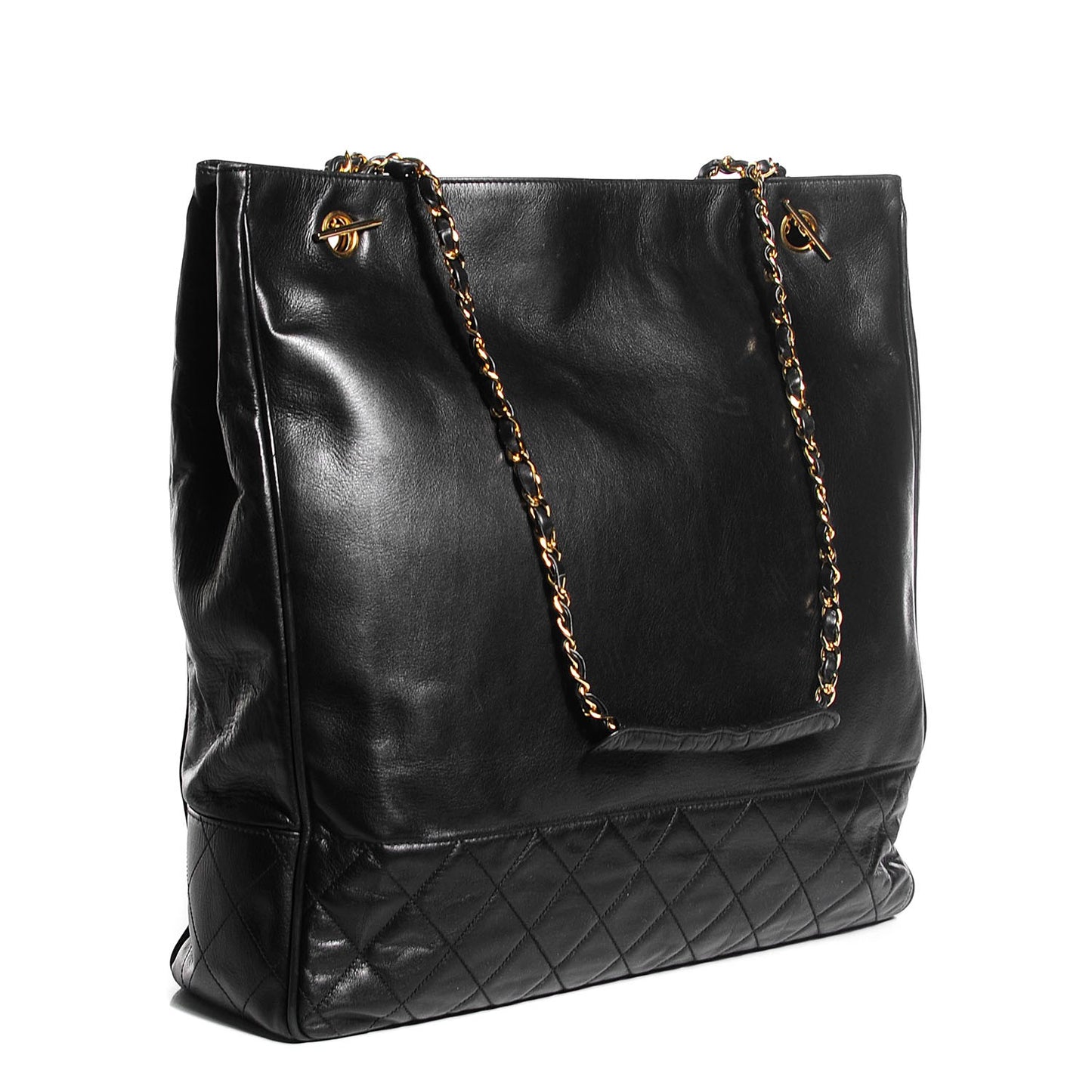 Lambskin Shoulder Bag Black
