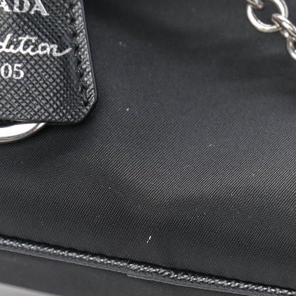 Prada Nylon Re-Edition 2005 Shoulder Bag Black 18 of 18