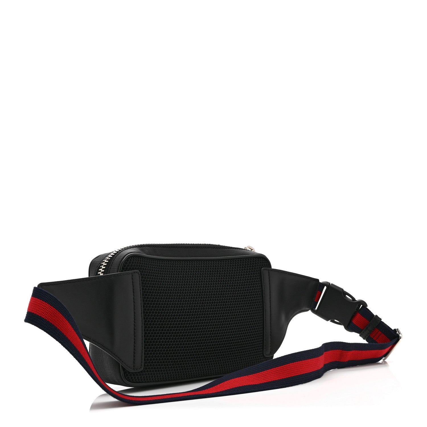 Gucci Soft GG Supreme Monogram Web Belt Bag Black Grey 3 of 11