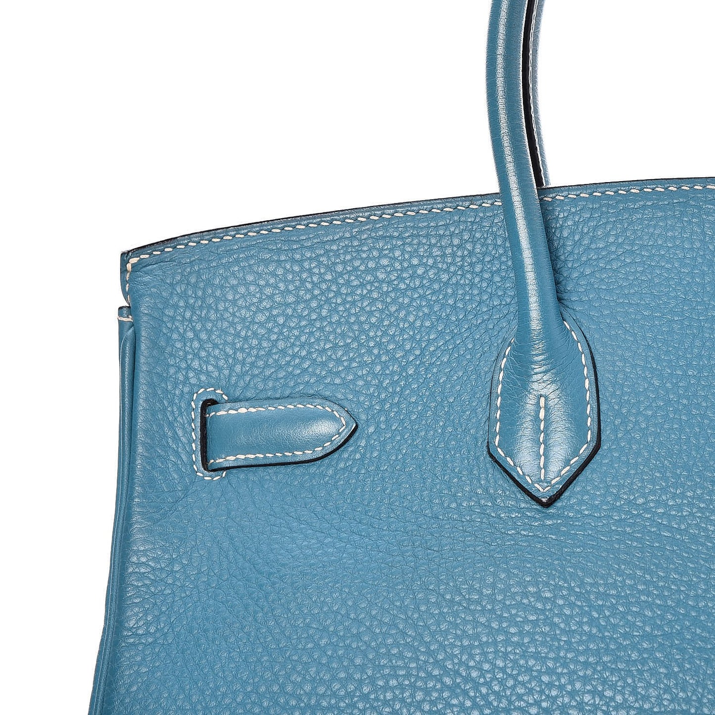 Taurillon Clemence Birkin 35 Blue Jean