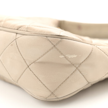 Prada Tessuto Nylon Stitched Shoulder Bag Pomice 10 of 13