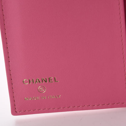 Chanel Caviar Quilted Passport Holder Pink 6 of 8