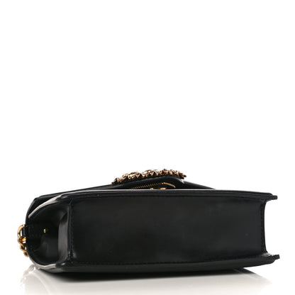 Dolce & Gabbana Smooth Calfskin Small Devotion Envelope Top Handle Bag Black 4 of 10
