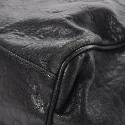 Fendi Crinkled Lambskin Mia Degrade Shopper Black 13 of 17