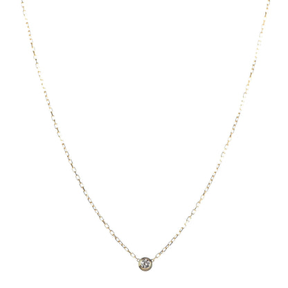 Cartier 18K Yellow Gold Diamond SM D'Amour Pendant Necklace 1 of 5