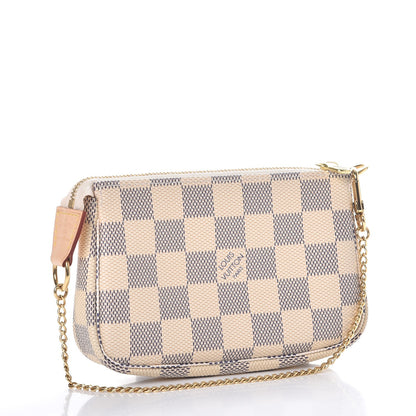 Louis Vuitton Damier Azur Mini Pochette Accessories 3 of 8