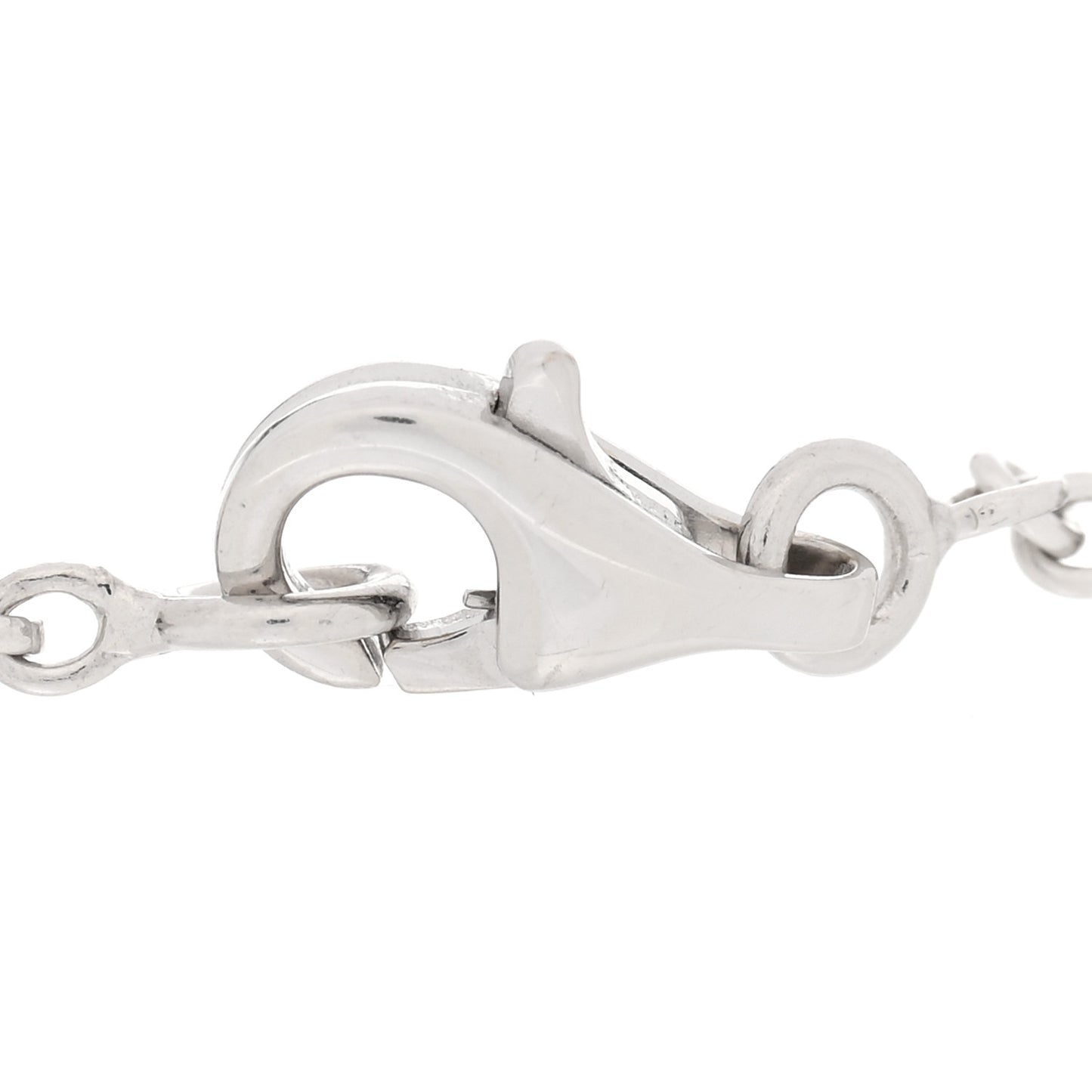 18K White Gold Interlocking LOVE Bracelet