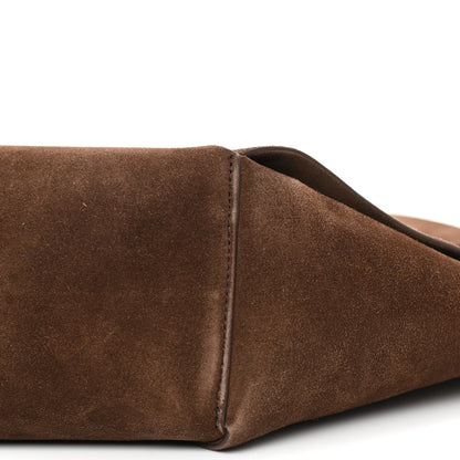 Bottega Veneta Suede Maxi Intrecciato Tote Brownie 10 of 10