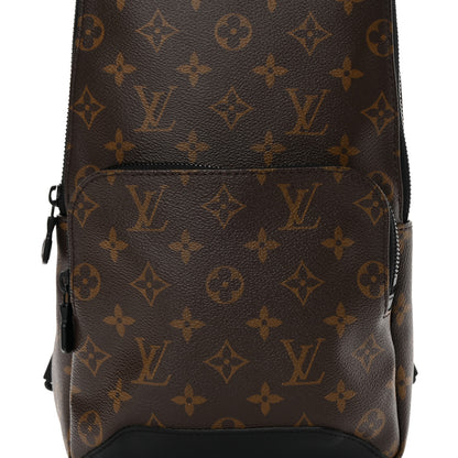 Louis Vuitton Monogram Macassar Avenue Sling Bag 7 of 10