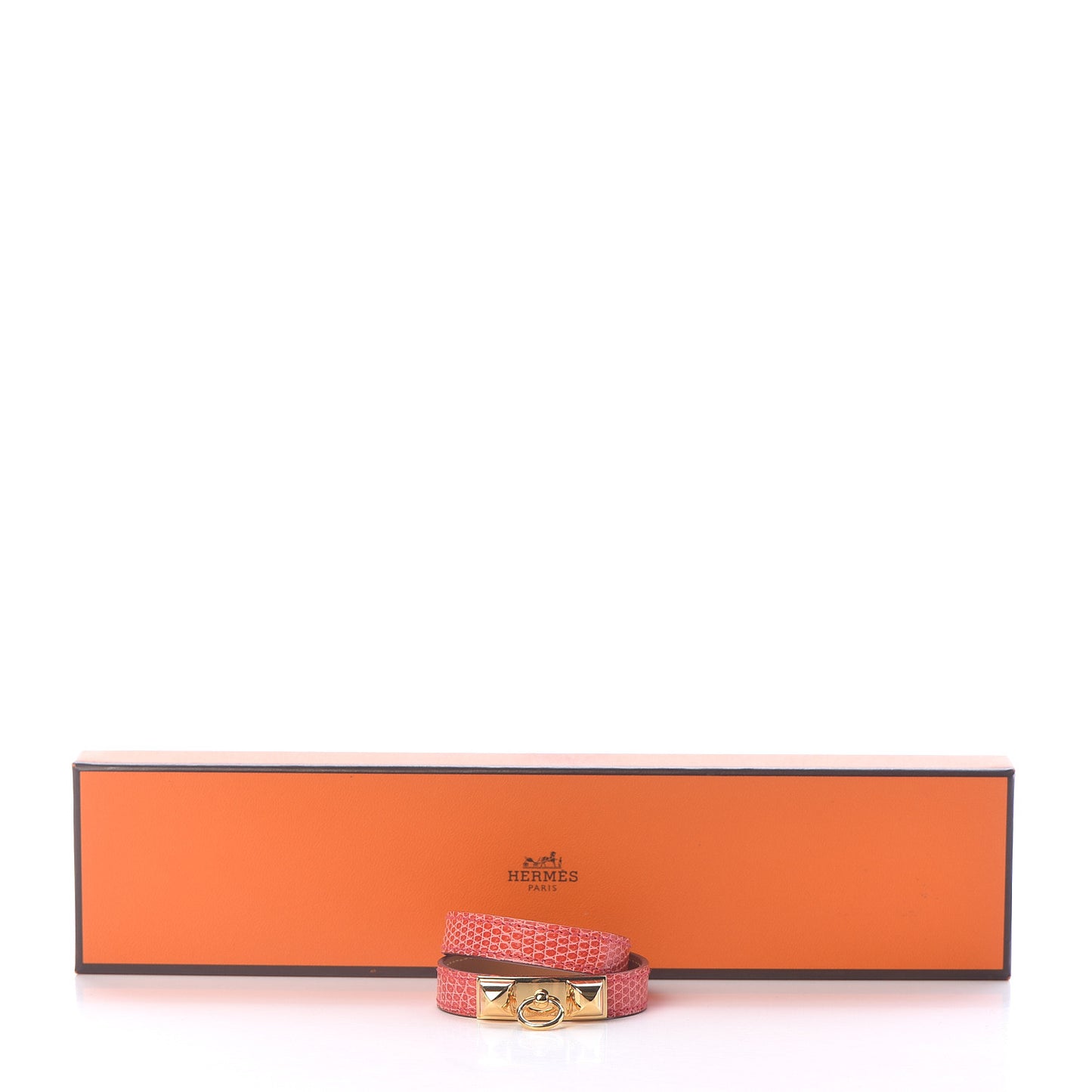 Lizard Rivale Double Tour Bracelet S Bougainvillea