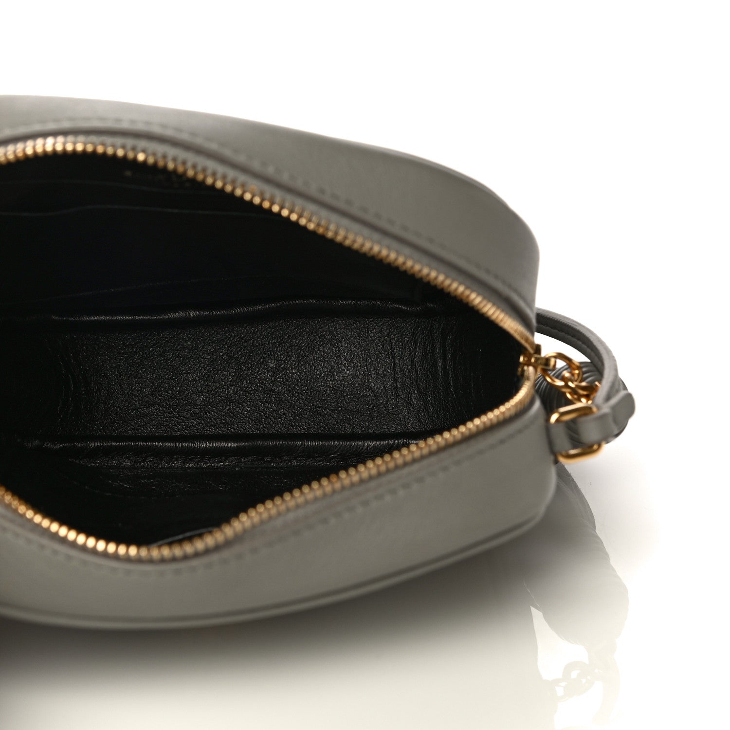Saint Laurent Nappa Monogram Blogger Bag Oyster Grey 5 of 10