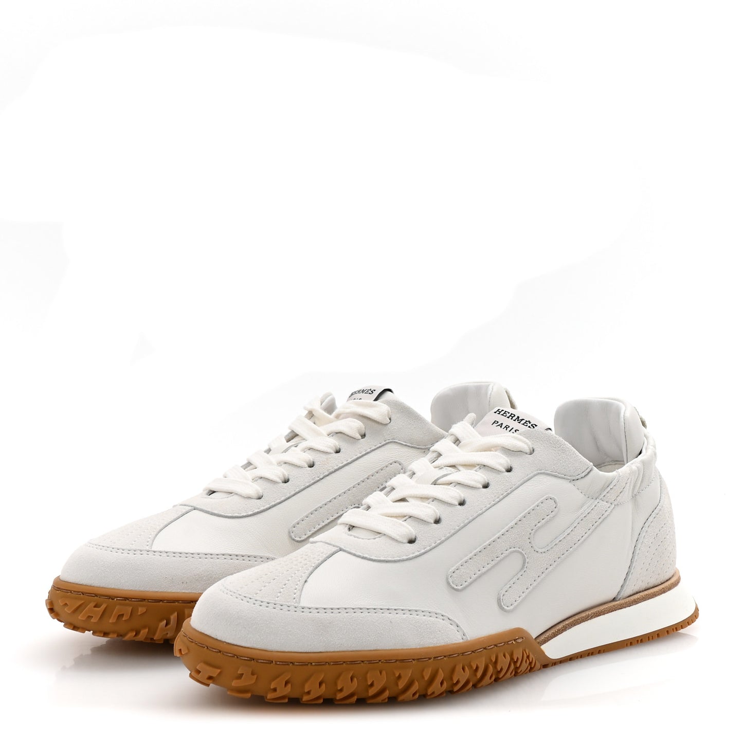 Nappa Suede Goatskin Jet Sneakers 36.5 White