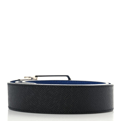 Louis Vuitton Taiga Reversible Belt 85 31 Black Cobalt 2 of 4