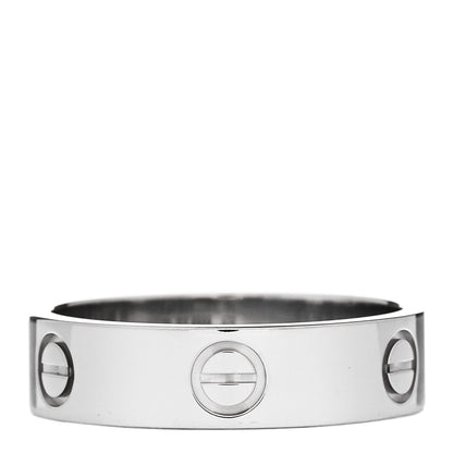 Cartier 18K White Gold 5.5mm LOVE Ring 60 9 3 of 4