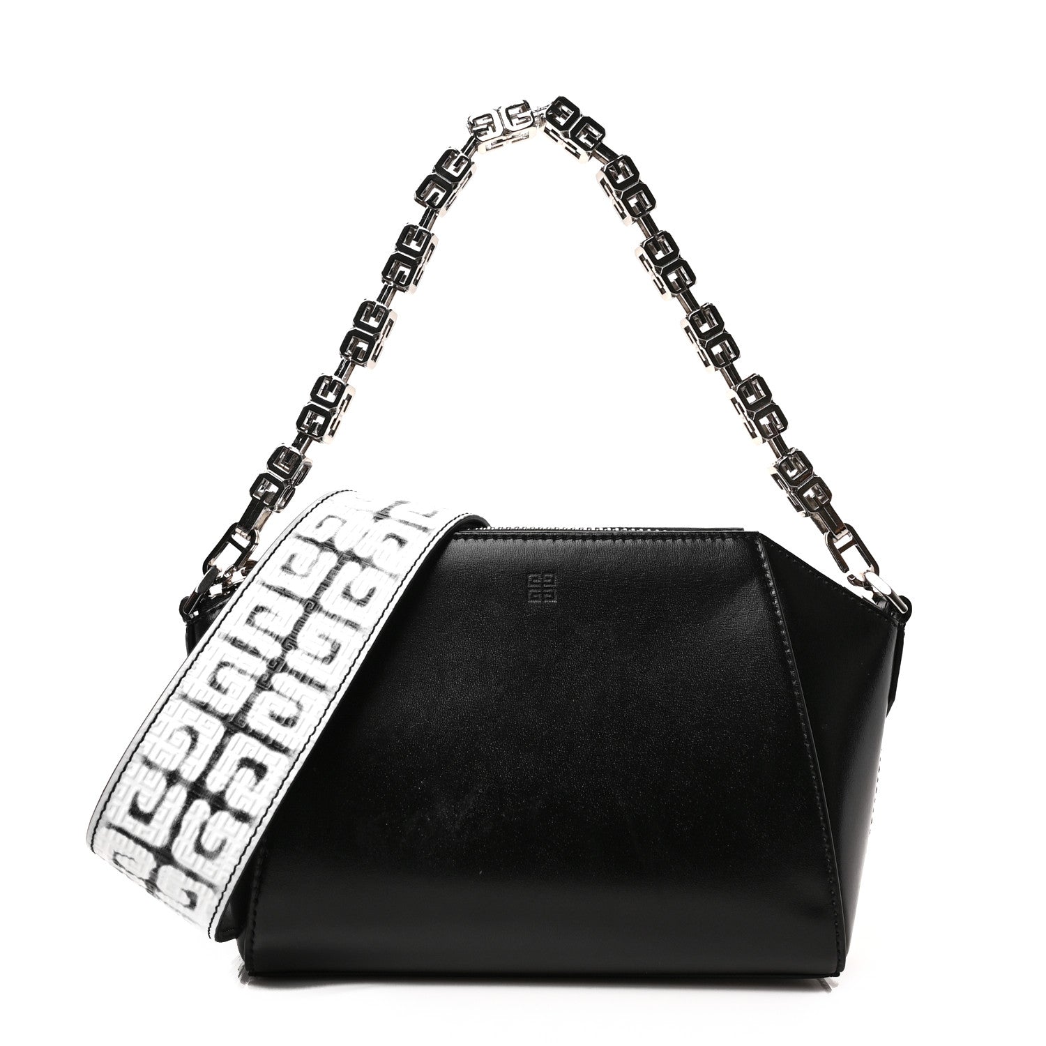 Givenchy X CHITO Box Calfskin 4G Printed XS Graffiti Antigona Black White 1 of 8