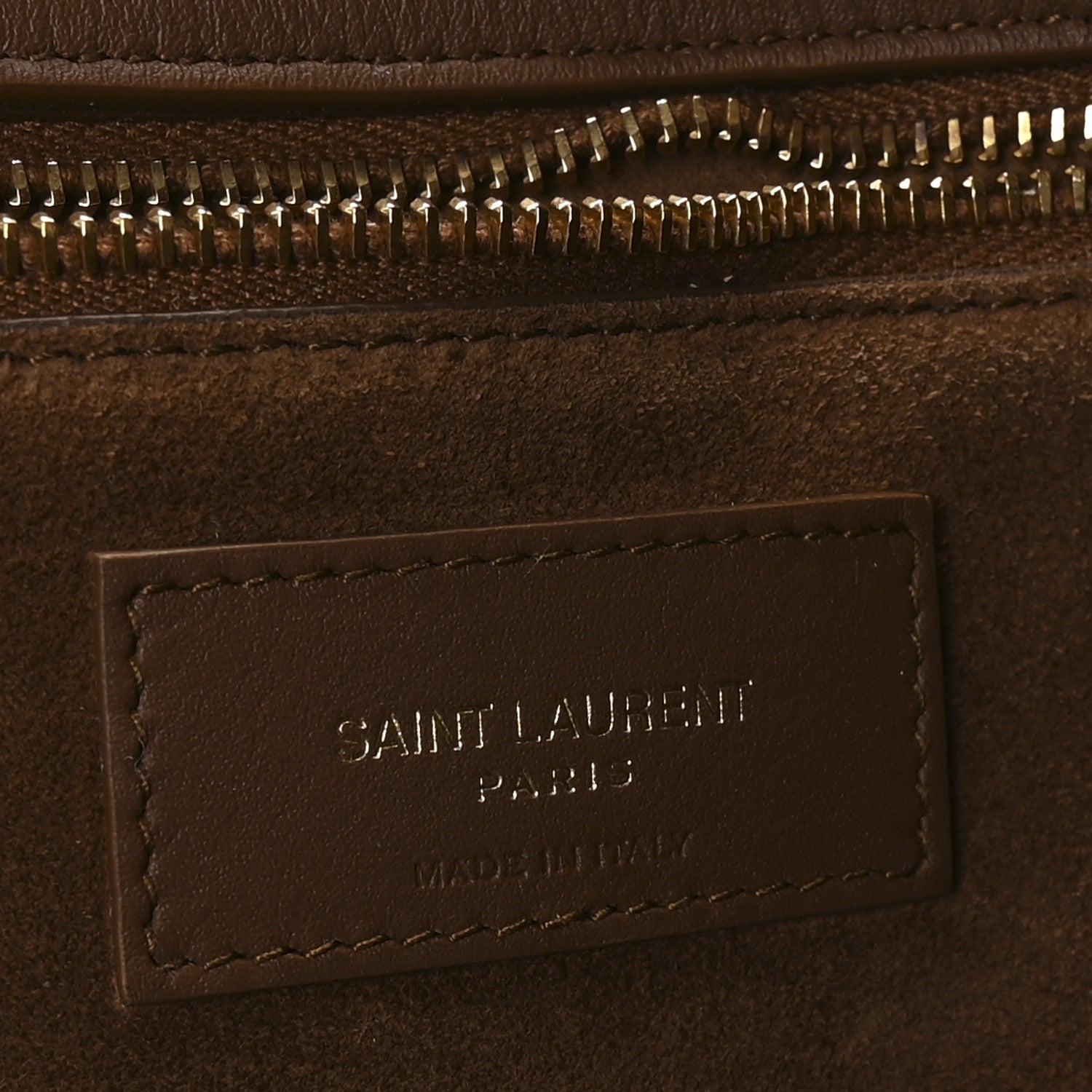 Saint Laurent Suede Bea Tote Caramel Cognac 6 of 10