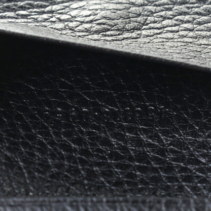 Gucci Pebbled Calfskin GG Marmont 6 Key Holder Black 7 of 7