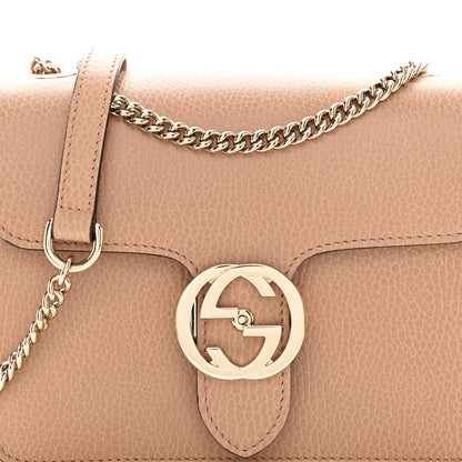 Gucci Dollar Calfskin Small Interlocking G Shoulder Bag Camelia 8 of 10