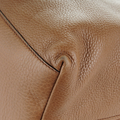 Gucci Pebbled Calfskin Medium Soho Chain Shoulder Bag Maple Brown 8 of 8