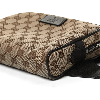 Gucci Monogram Belt Bag Dark Brown 11 of 12