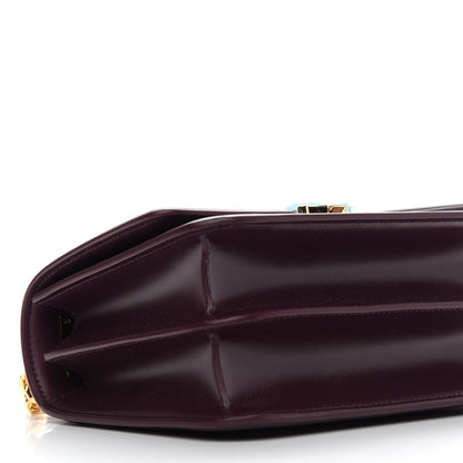 Burberry Calfskin Small TB Bag Deep Maroon 7 of 9