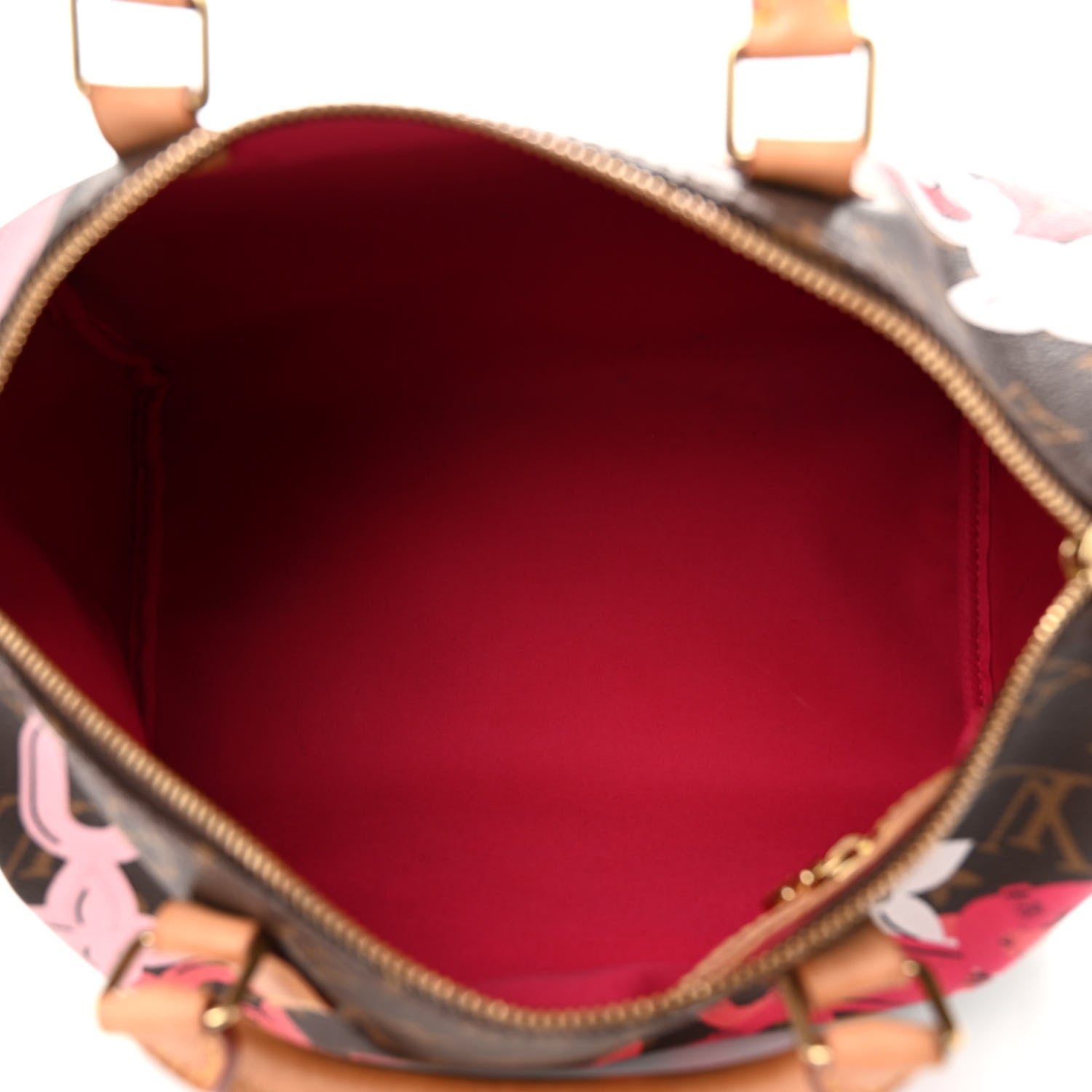 Louis Vuitton Monogram Bay Speedy 30 Rose Ballerine Poppy 5 of 10