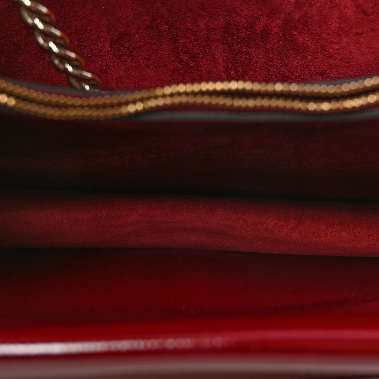 Crinkled Patent Small Dionysus Shoulder Bag Rosso Ancora Red