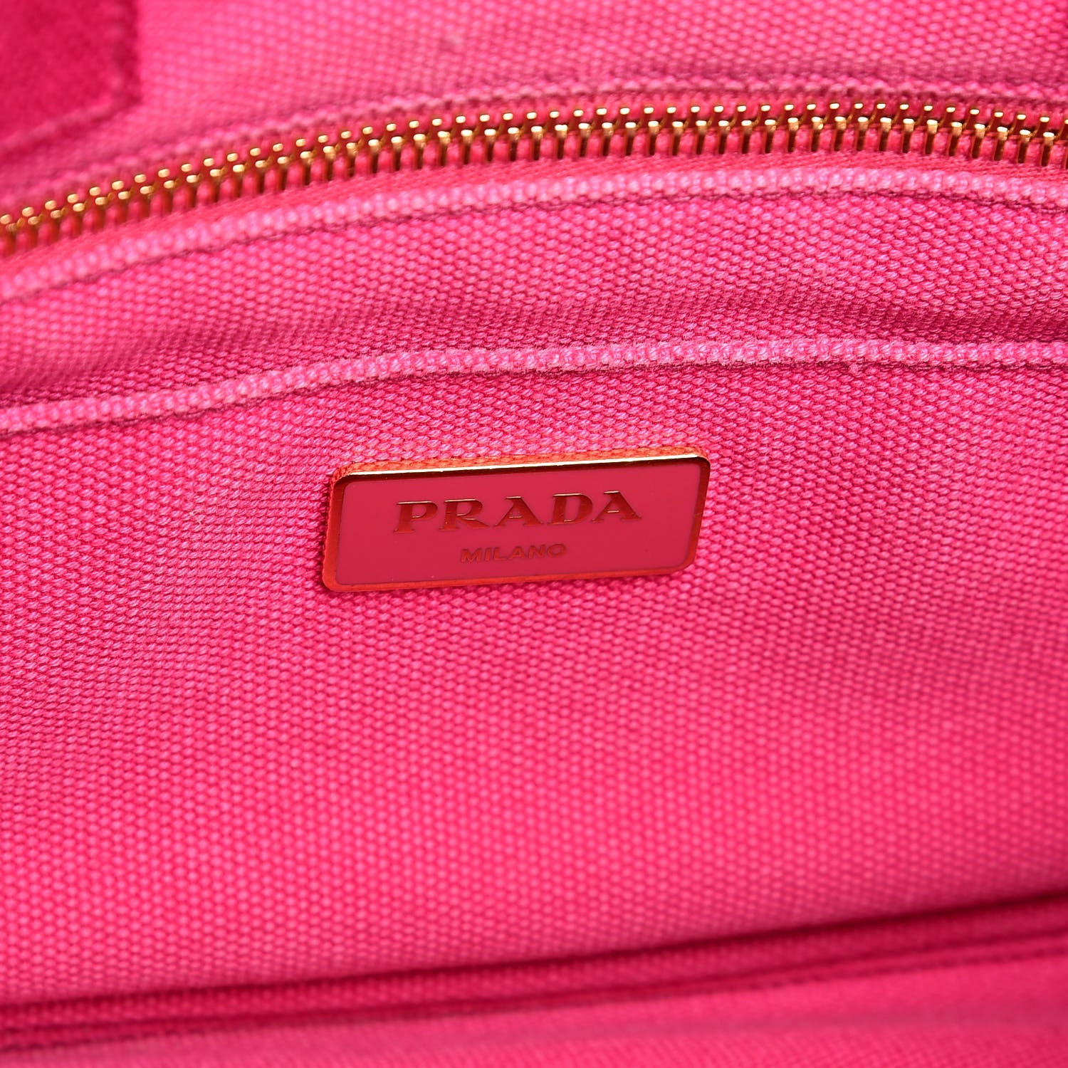 Prada Canapa Small Logo Tote Fuxia 7 of 15