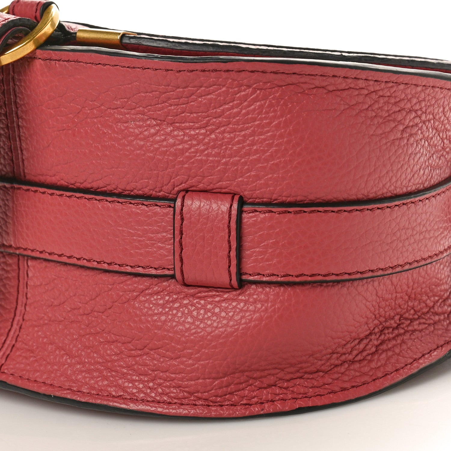 Chloe Calfskin Mini Marcie Round Crossbody Bag Rusty Pink 11 of 12