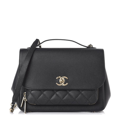 Chanel Caviar Quilted Large Business Affinity Flap Black 1 of 8