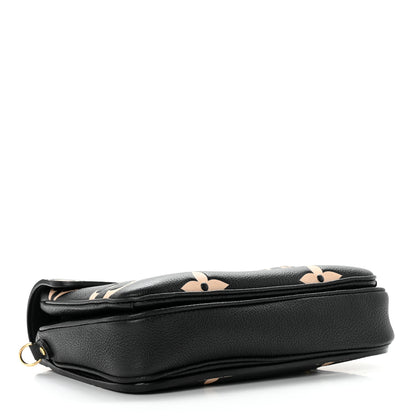 Louis Vuitton Empreinte Monogram Giant Pochette Metis Black Beige 3 of 8