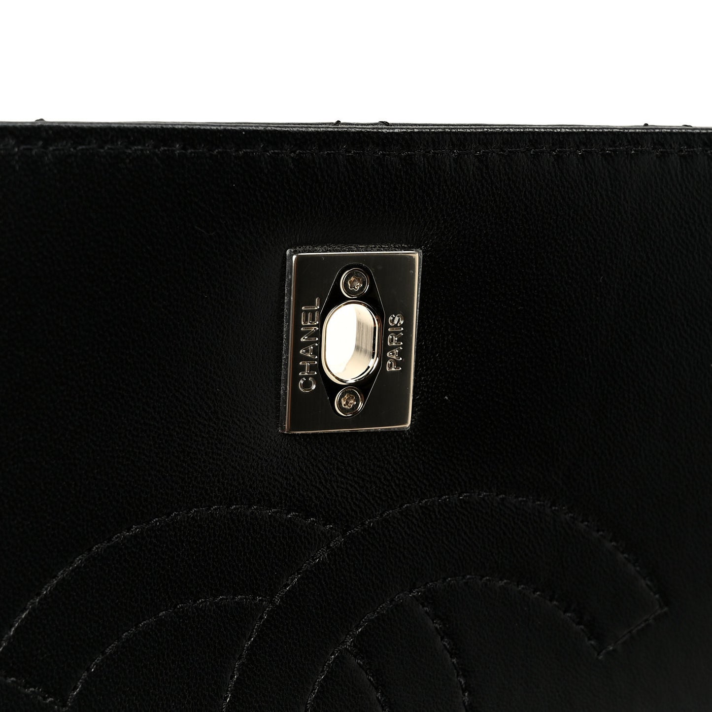 Lambskin Quilted Small Trendy CC Dual Handle Flap Bag Black