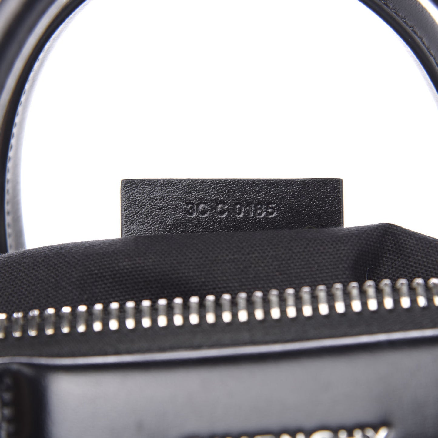 Shiny Lord Calfskin Small Antigona Black
