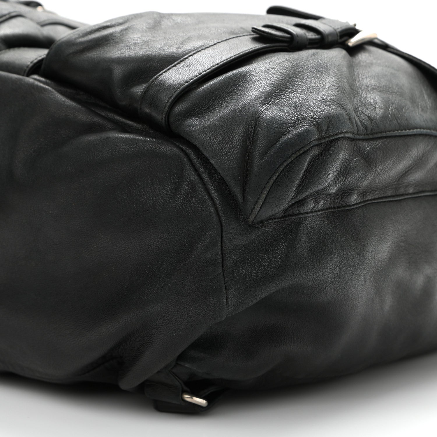 Prada Calfskin Backpack Black 9 of 14