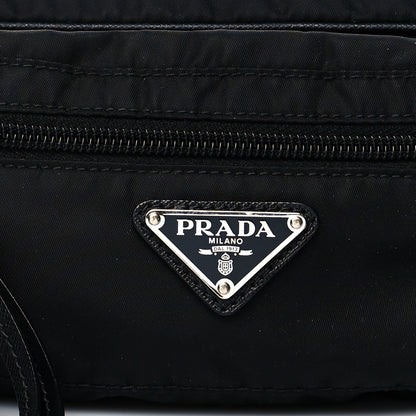 Prada Tessuto Nylon Saffiano Belt Bag Black 9 of 11