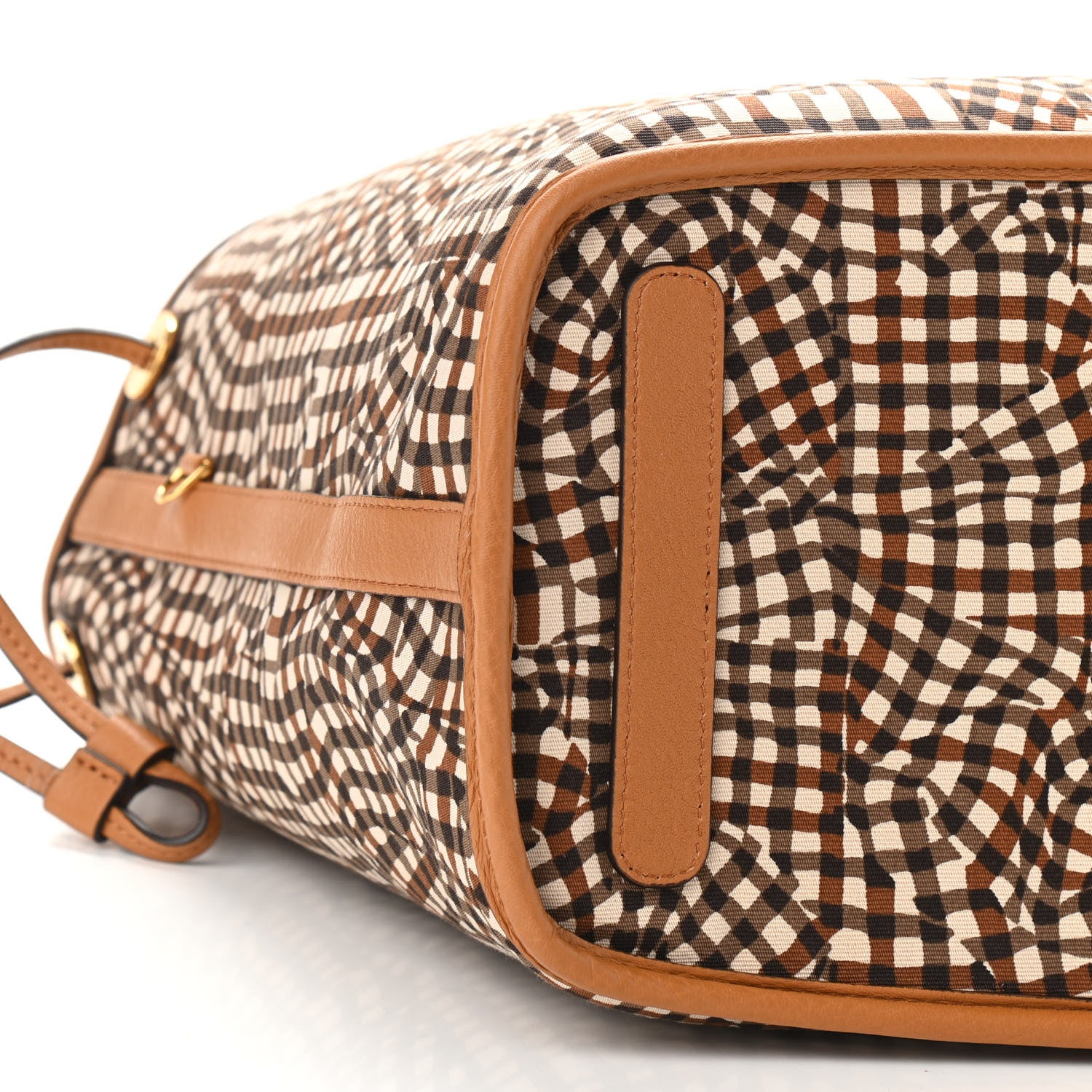 MCM Visetos Medium Liz Reversible Shopper Tote Cognac 12 of 14