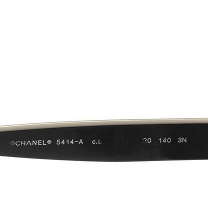 Chanel Acetate CC Butterfly Sunglasses 5414-A Black Beige 6 of 7