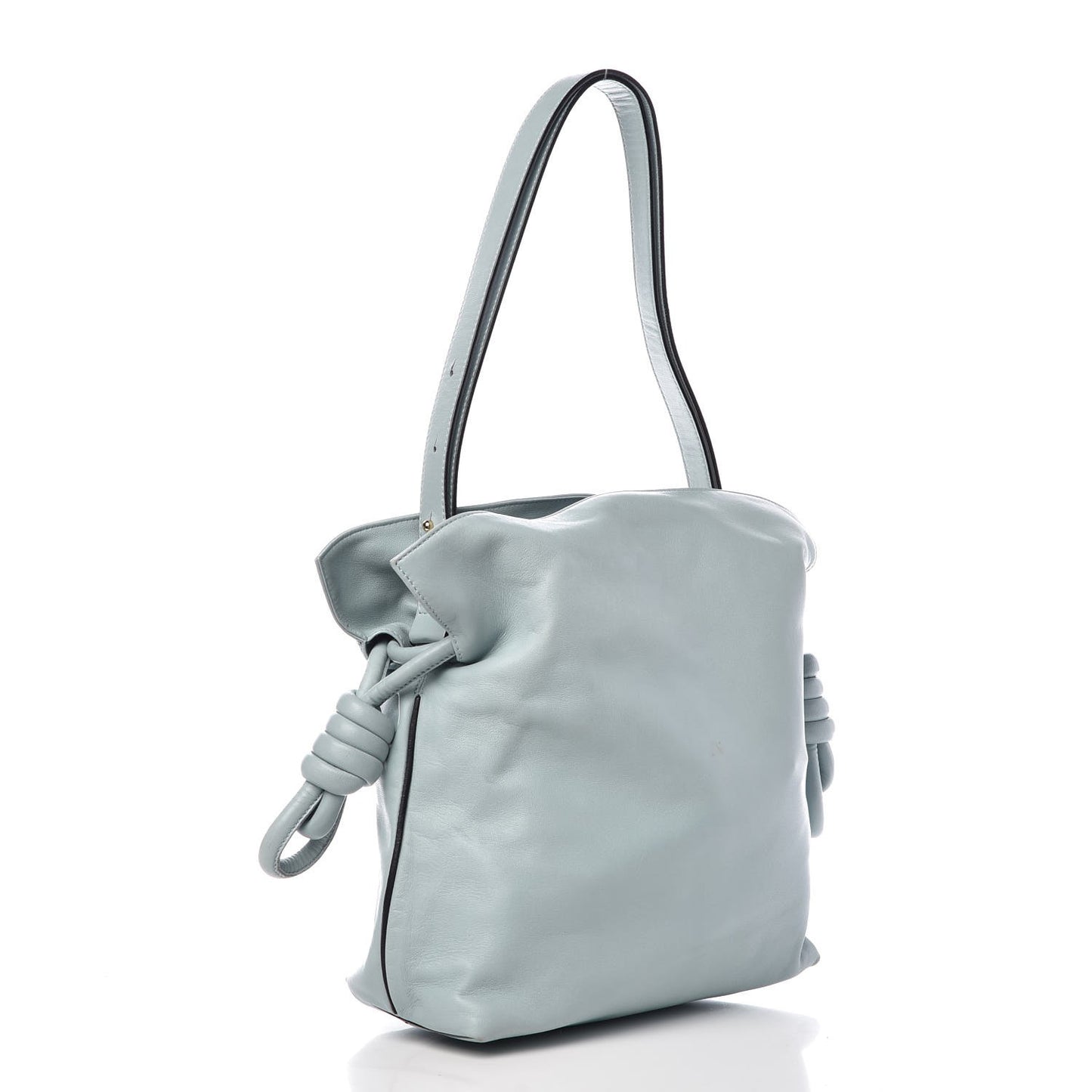 Nappa Flamenco Knot Bag Light Blue