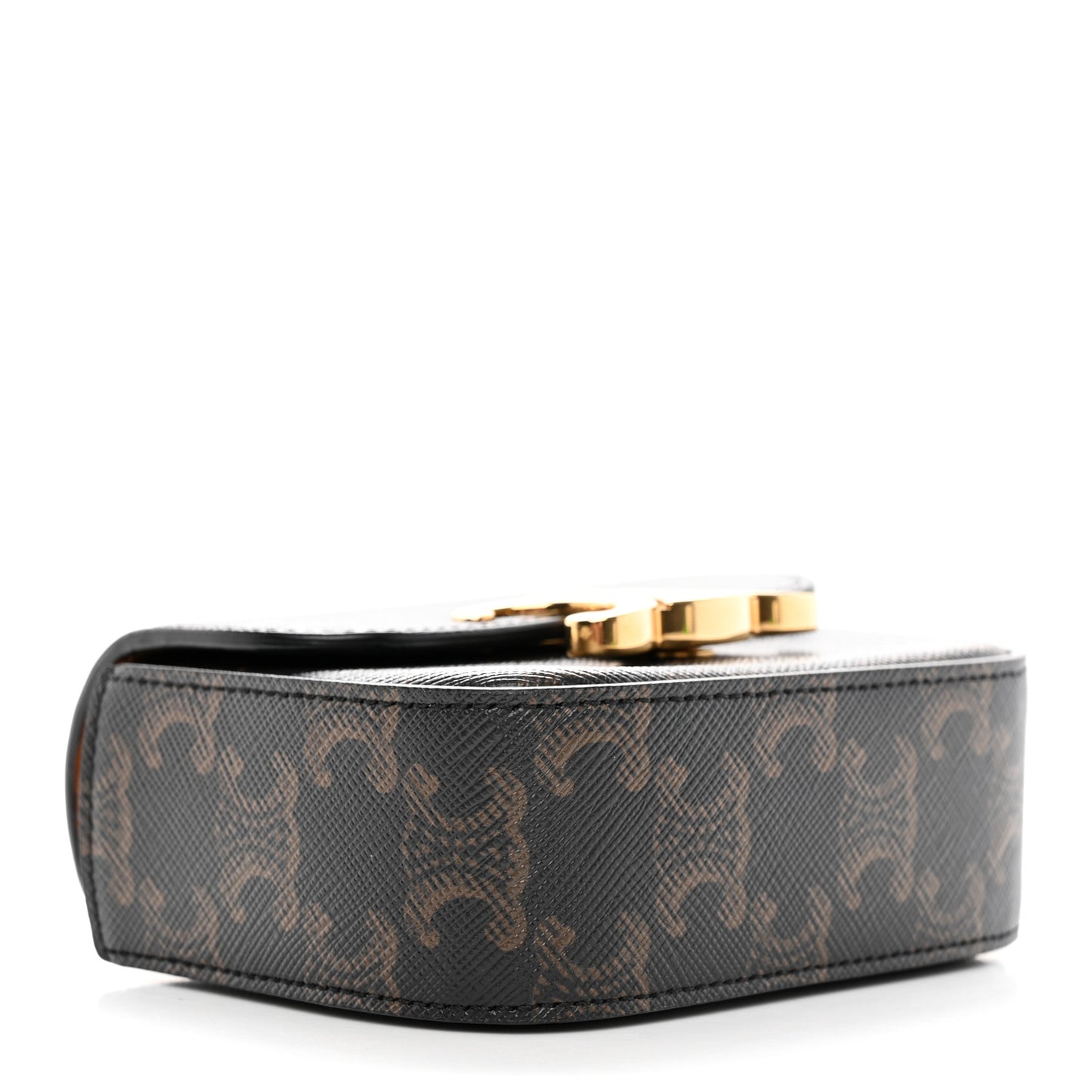 Triomphe Canvas Calfskin Mini Triomphe Tan