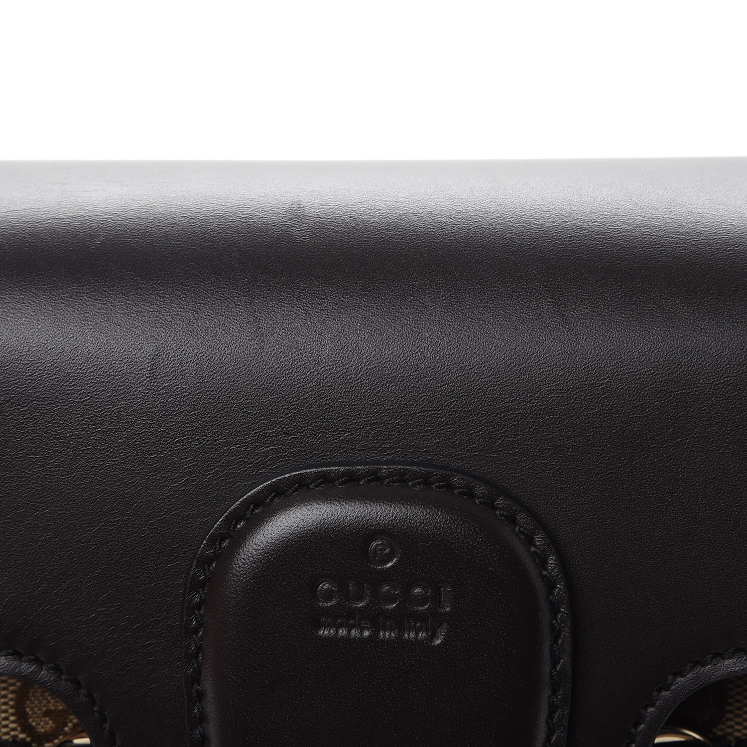 Gucci Monogram Medium Emily Chain Shoulder Bag Dark Brown 11 of 12